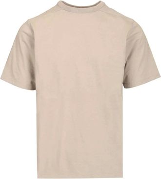 Rick Owens Tops, Heren, Beige, L, Katoen, Temple T-shirt