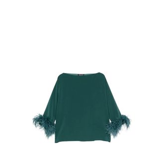 Gianluca Capannolo Dames, Blouses & Shirts, Groen, Maat: M