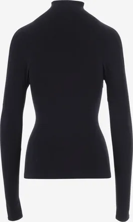 Gucci Seamless Stretch Jersey Sweater - Black