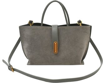 Generic Suede Tote Bags for Women, Ladies Handbags Leather Top Handle Bag, Tote Simple Commuting Bag