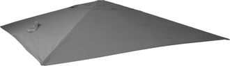 Hhg [nunca Usado] Funda De Repuesto Para La Sombrilla De Lujo Hhg-549, Funda De Repuesto Para Sombrilla, 3 X 4 M (&oslash; 5 M), Poli&eacute;ster, Antracita