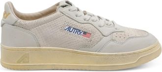 Autry Medalist Super Round - Dames - Sneakers - Beige - 40 EU - Leer - Schoenen