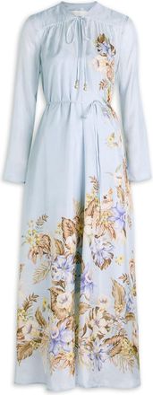 Zimmermann Coco Billow Floral-print Satin Maxi Dress - Multi Floral - 00 (UK 6 / XS)