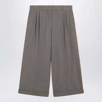 The Row Dust cropped wool trousers
