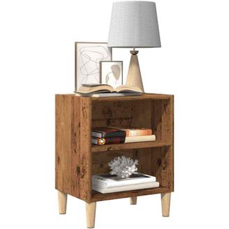 vidaXL Vidaxl - Bedside Cabinets 2 pcs Old Wood 40x30x50 cm Engineered Wood