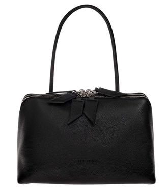 The Attico Black LAltra Di Milano Large Shoulder Bag