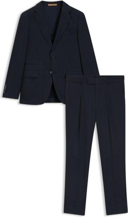 BOSS Slim-fit suit in wool and silk