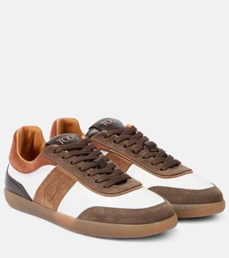 Tod's Sneakers Tabs aus Veloursleder und Leder