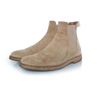 Common Projects beige su&egrave;de Chelsea boots