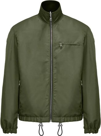 Alexander McQueen Stijlvolle Jassen - Heren - Zomerjassen - Groen - 2XL - Nylon - Jassen