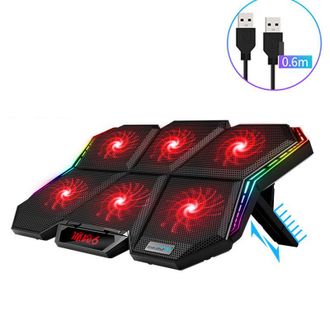OEM Sistema De Refrigeraci&oacute;n Para Port&aacute;tiles Con 6 Ventiladores Soporte De Refrigeraci&oacute;n Ajustable Para Una &Oacute;ptima Disipaci&oacute;n Del Calor