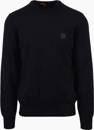 HUGO BOSS Mens Boss Orange BOSS KANOVANO SWEATSHIRT DARK BLUE - Navy - Size: 44