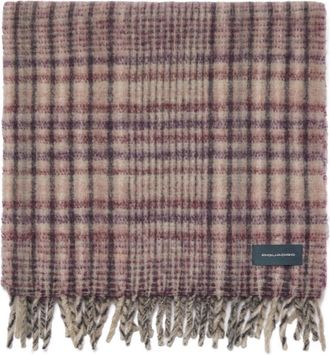 Piquadro Wolmix Mohair-look Sjaal- Pastelruit - Dames - Wintersjaals - Veelkleurig - ONE Size - Wol - Accessoires