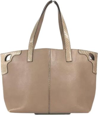 Cartier Tweedehands leren schoudertassen - Dames - Vintage Shopper - Beige - ONE Size - Leer - Vintage