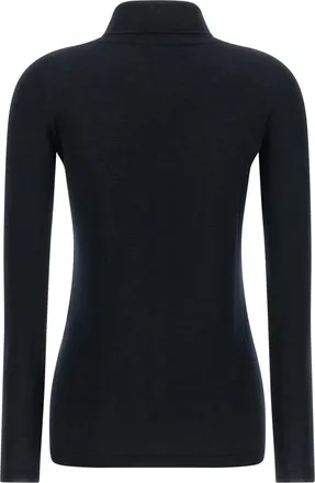 Fabiana Filippi Cashmere and Silk Turtleneck Sweater - Black