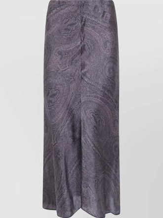 Etro silk maxi skirt