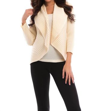 Angel Ribbed Signature Wrap In Ivory
