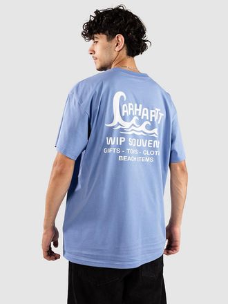 Carhartt Work in Progress Waves Camiseta azul