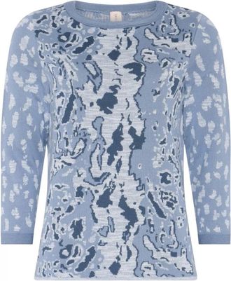 Skovhuus Dames, Truien, Blauw, Maat: 2XL