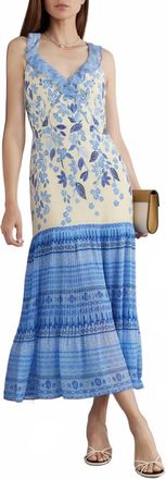 Saloni Amy Midi Dress In Millieflori