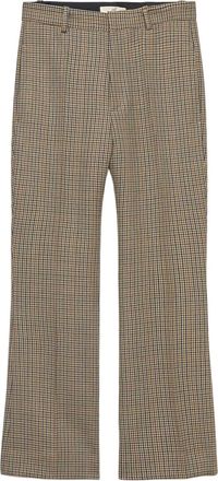 Bite Studios Credo broek met pied-de-poule print - Beige
