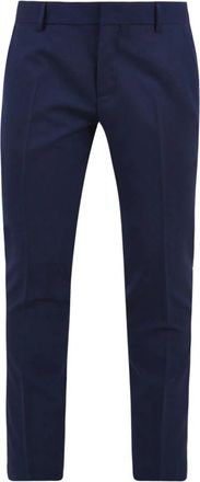 Daniele Alessandrini Slimato 03 Broeken - Heren - Chinos - Blauw - S - Leer - Broeken