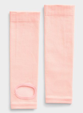 Simons Womens Open heel and toe ribbed socks
