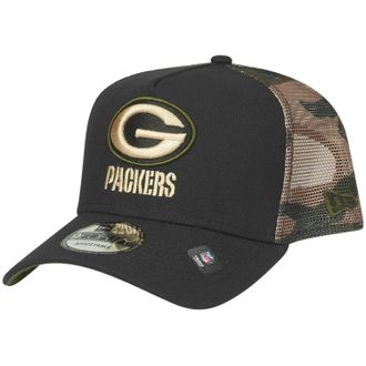 New Era Snapback Trucker Cap - Green Bay Packers Wood camo - One Size