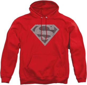 Gildan Superman Elephant Shield Adult Pull Over Hoodie / Hooded Sweatshirt
