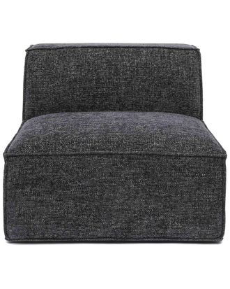 TOV Furniture Mindy Chenille Basketweave Armless Chair