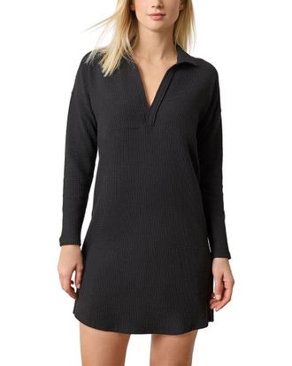 Lilla P Split Neck Collared Dress