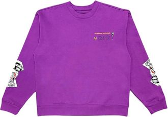 Chrome Hearts T-shirt Matty Boy Want More Not Less a maniche lunghe - Viola