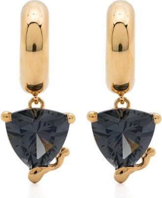 Maria Black Omotesando Ramune earrings - women - Cubic Zirconia/Gold Plated Sterling Silver - One Size