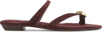Madewell The Mila Hardware Toe Loop Slide Sandal in Espresso Bean at Nordstrom, Size 8.5