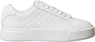 Calvin Klein Witte Sneakers met NYC Grid Patroon - Dames - Sneakers - Wit - 39 EU - Schoenen