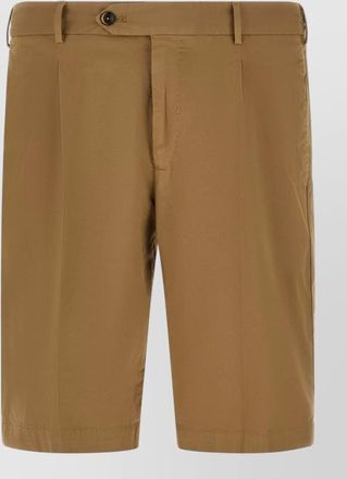 Pantaloni Torino stretch cotton bermuda shorts belt loops