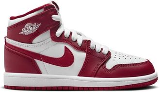 Nike Jordan Boys Retro 1 High OG - Preschool Basketball Shoes White/Team Red Size 10.5