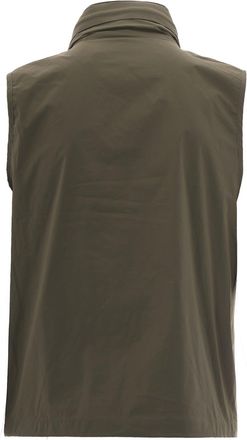 K-Way Mens Gilet Valen Stretch Green Lichen Main Fabric: Nylon Jacket