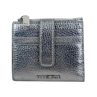 Coccinelle Metallic Soft Portafoglio Piccolo - female - Coccinelle - Wallets & Cardholders - Gray - ONE SIZE - Accessories