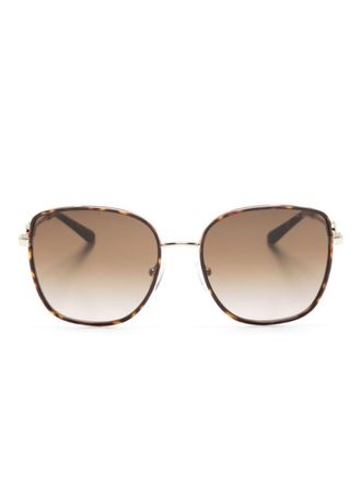 Michael Kors square-frame gradient-lenses sunglasses - women - Acetate/Metal - 56 - Brown
