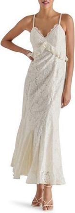 Steve Madden Gracie Lace Mermaid Dress in Babys Breath at Nordstrom Rack, Size 10