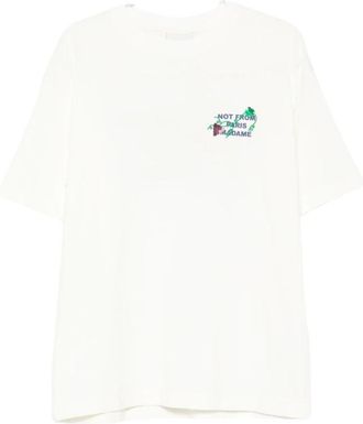 Dr&ocirc;le de Monsieur Heren, Tops, Wit, Maat: XL Katoen