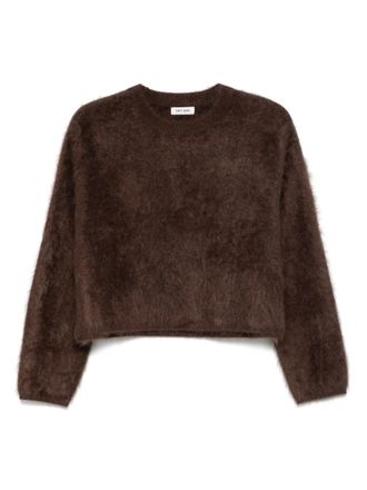 Soft Goat cashmere jumper - women - Cashmere - M - Brown