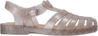 Melissa Possession glittered sandals - Neutrals