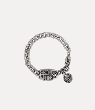 Vivienne Westwood Man. Lancelot Bracelet Silver Brass Men