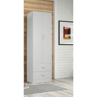 OEM Armadio Multiuso Cm 60x42 H. 180 Rovere Sbiancato