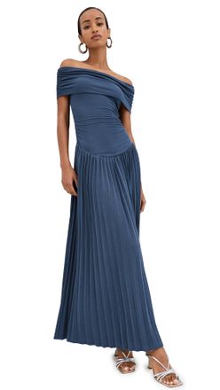 Lioness Womens Field of Dreams Maxi Dress, Navy, S