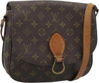 Louis Vuitton Pre-owned Shoulder Bag - Dames - Vintage Schoudertas - Bruin - ONE Size - Leer - Vintage