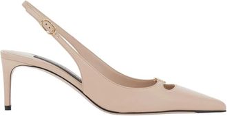 Dolce & Gabbana Lollo Slingback Pump - Dames - Pumps - Roze - 36 EU - Leer - Schoenen