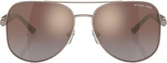 Michael Kors Chianti pilot-frame sunglasses - women - Metal - 58 - Brown